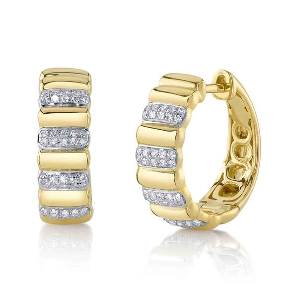 Shy Creation Diamond Hoop Earrings Peter & Co. Jewelers Avon Lake, OH