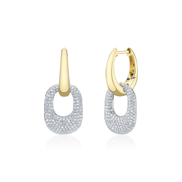 Shy Creation Diamond Pave Earrings Peter & Co. Jewelers Avon Lake, OH