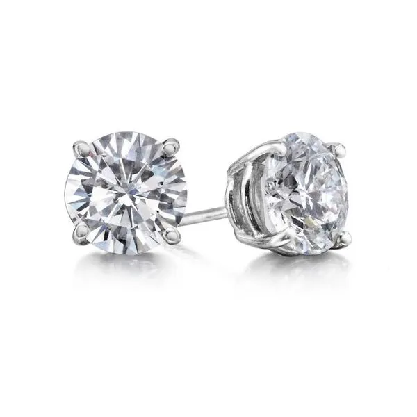 Lab Grown Diamond Stud Earrings 4ctw Peter & Co. Jewelers Avon Lake, OH