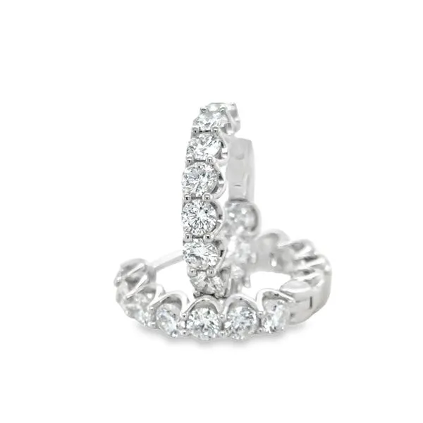 Inside-Out Lab Grown Diamond Hoop Earrings, 3.50ctw Peter & Co. Jewelers Avon Lake, OH