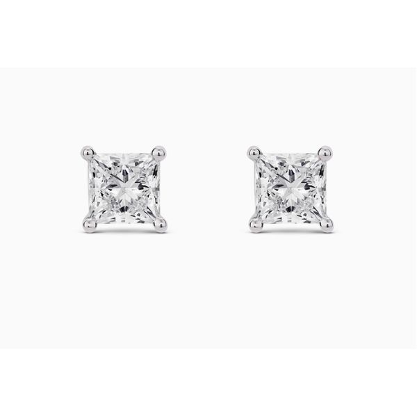 Princess Cut Diamond Stud Earrings, 1.02ctw Peter & Co. Jewelers Avon Lake, OH