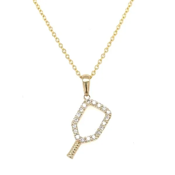 Diamond Pickleball Paddle Pendant Peter & Co. Jewelers Avon Lake, OH