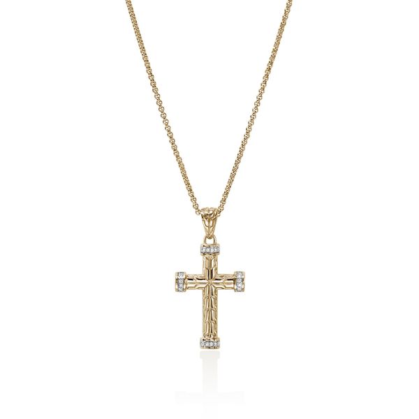 John Hardy Diamond Cross Pendant Image 2 Peter & Co. Jewelers Avon Lake, OH