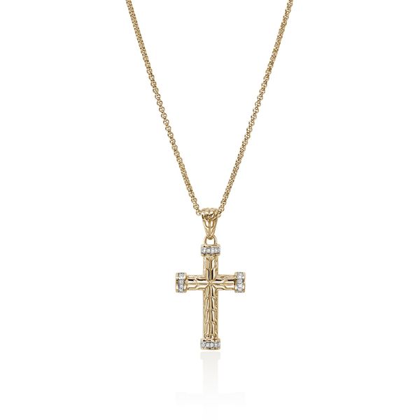 John Hardy Diamond Cross Pendant Image 2 Peter & Co. Jewelers Avon Lake, OH