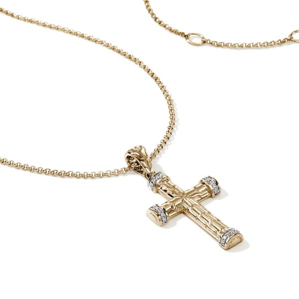 John Hardy Diamond Cross Pendant Image 3 Peter & Co. Jewelers Avon Lake, OH