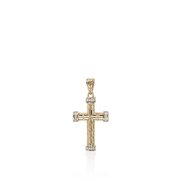 John Hardy Diamond Cross Pendant Peter & Co. Jewelers Avon Lake, OH