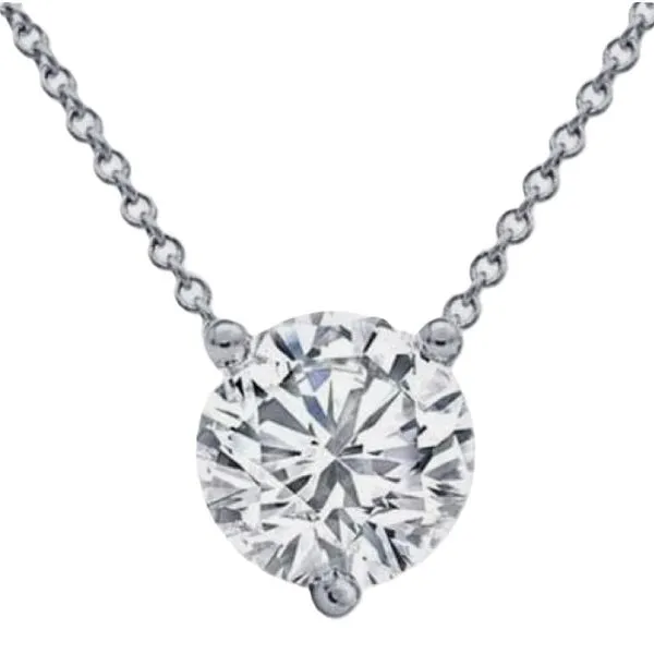 Lab Grown Diamond Solitaire Necklace, 1.25ct Peter & Co. Jewelers Avon Lake, OH