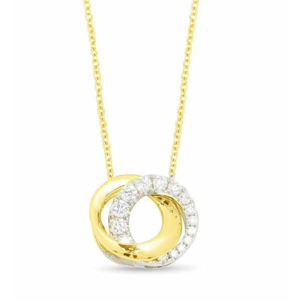 Linked Circles Diamond Necklace Peter & Co. Jewelers Avon Lake, OH