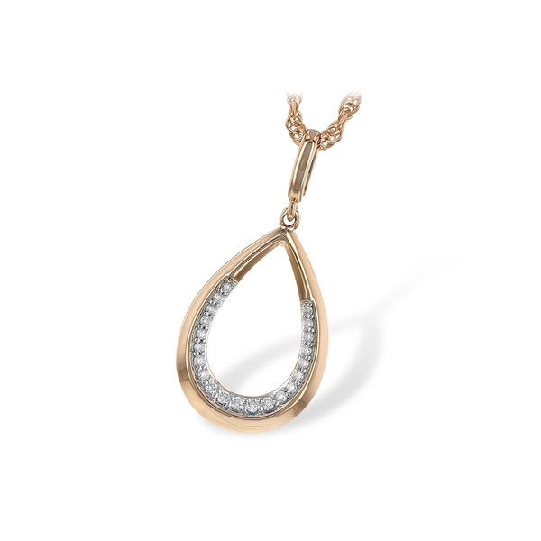 Diamond Teardrop Necklace Peter & Co. Jewelers Avon Lake, OH