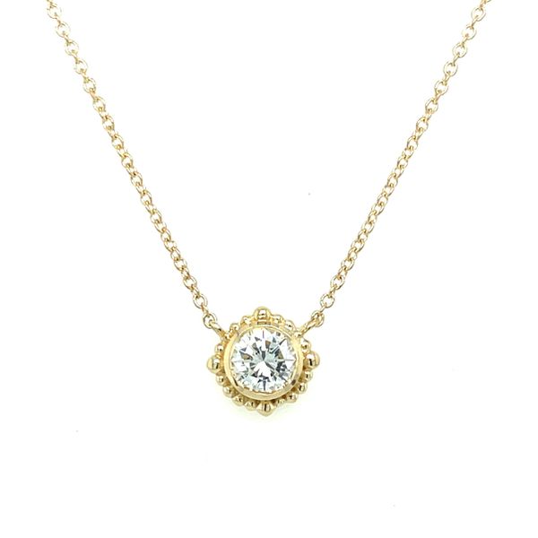 Decorative Diamond Solitaire Necklace 3/8ctw Peter & Co. Jewelers Avon Lake, OH
