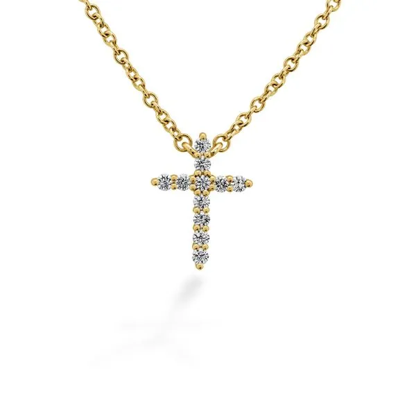 Hearts On Fire Signature Cross Necklace Peter & Co. Jewelers Avon Lake, OH