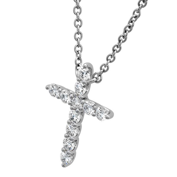 Hearts On Fire Signature Cross 1/3ctw Image 2 Peter & Co. Jewelers Avon Lake, OH