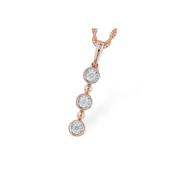 Illusion Set Diamond Necklace Peter & Co. Jewelers Avon Lake, OH