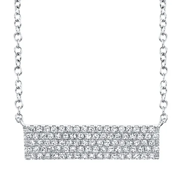 Shy Creation Diamond Pave Bar Necklace Peter & Co. Jewelers Avon Lake, OH
