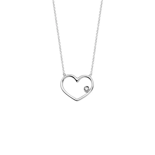 Heart Necklace with Diamond Accent Peter & Co. Jewelers Avon Lake, OH