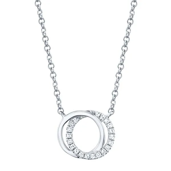 Shy Creation Diamond Love Knot Circle Necklace Peter & Co. Jewelers Avon Lake, OH