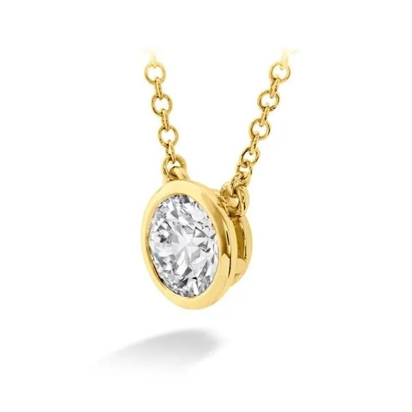 Hearts On Fire Classic Bezel Solitaire Pendant Image 2 Peter & Co. Jewelers Avon Lake, OH