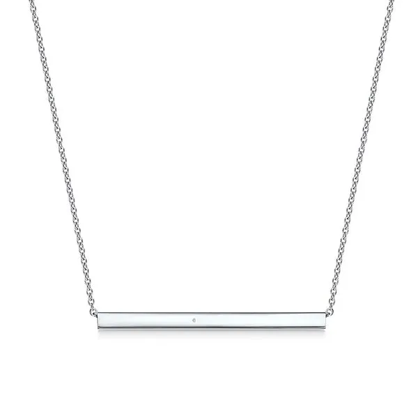 Hearts On Fire Barre Pavé Pendant Necklace Image 3 Peter & Co. Jewelers Avon Lake, OH