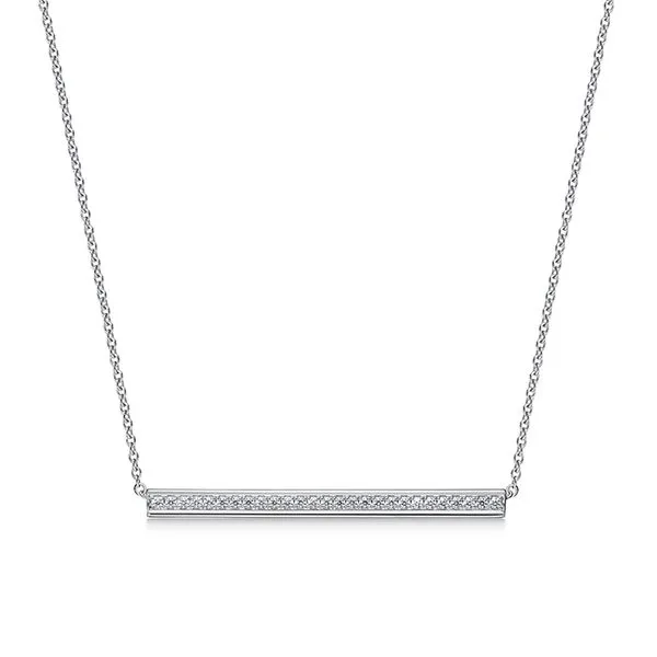 Hearts On Fire Barre Pavé Pendant Necklace Peter & Co. Jewelers Avon Lake, OH