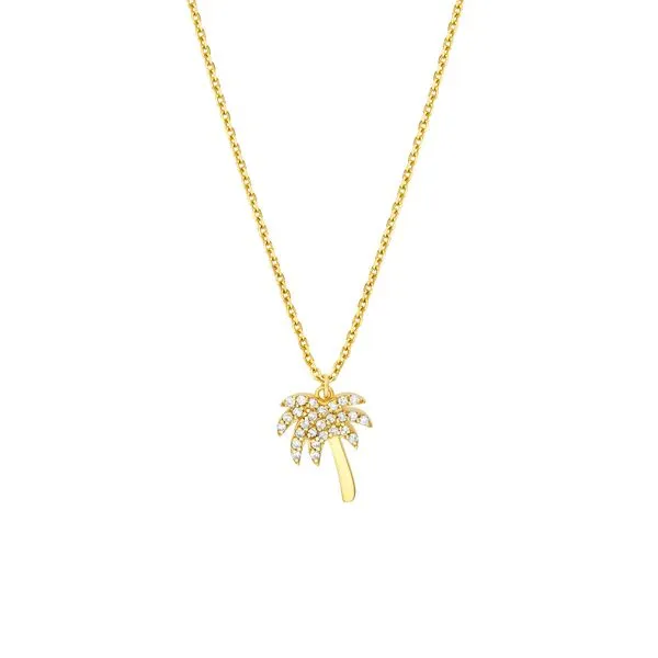 Diamond Palm Tree Necklace Peter & Co. Jewelers Avon Lake, OH