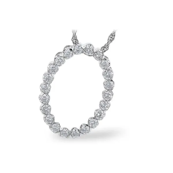 Open Oval Diamond Necklace Peter & Co. Jewelers Avon Lake, OH