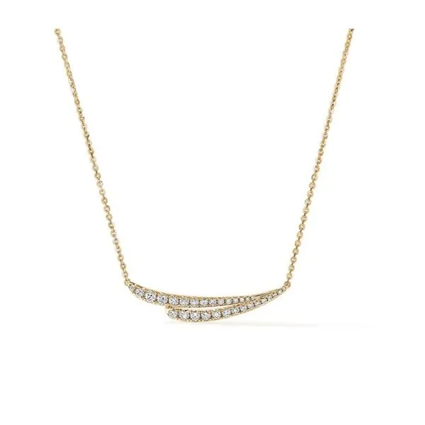 Hearts On Fire Vela French Cut Pavé Diamond Pendant Necklace Peter & Co. Jewelers Avon Lake, OH