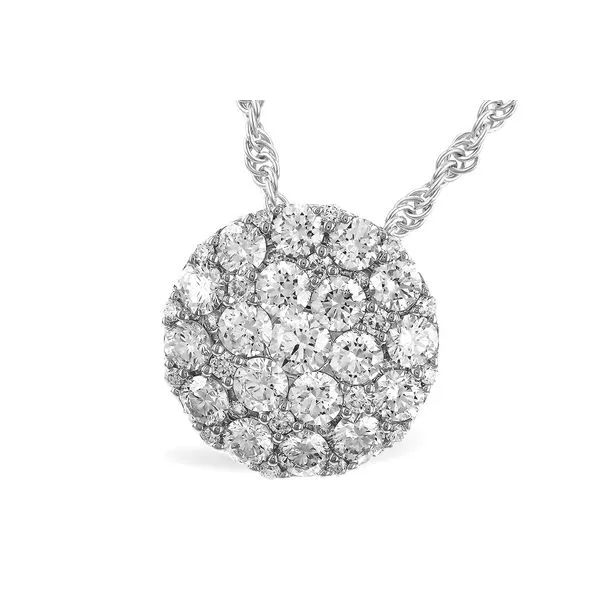 Pave Diamond Pendant Necklace Peter & Co. Jewelers Avon Lake, OH