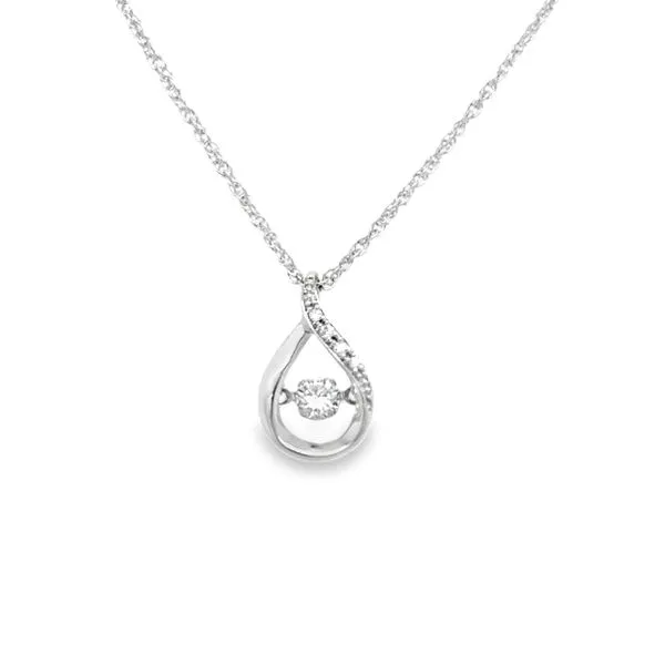 Floating Diamond In Motion Necklace Peter & Co. Jewelers Avon Lake, OH
