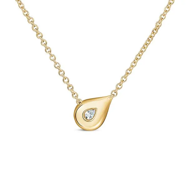 Hearts On Fire LU Droplet Pendant Image 3 Peter & Co. Jewelers Avon Lake, OH