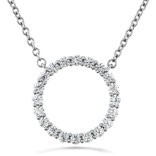 Hearts On Fire Signature Circle Pendant - Medium Peter & Co. Jewelers Avon Lake, OH