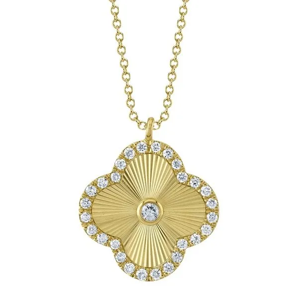 Shy Creation Diamond Clover Necklace Peter & Co. Jewelers Avon Lake, OH