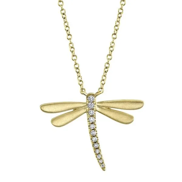 Shy Creation Diamond Dragonfly Necklace Peter & Co. Jewelers Avon Lake, OH