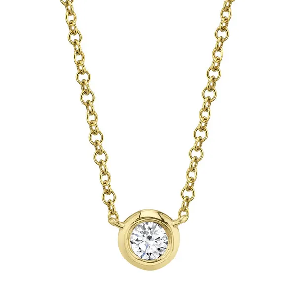 Shy Creation Diamond Bezel Necklace Peter & Co. Jewelers Avon Lake, OH