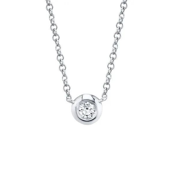 Shy Creation Diamond Bezel Necklace Peter & Co. Jewelers Avon Lake, OH
