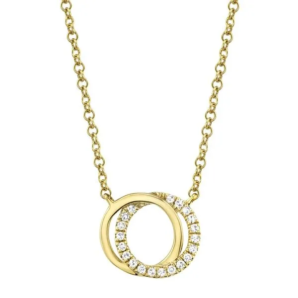 Shy Creation Diamond Love Knot Circle Necklace Peter & Co. Jewelers Avon Lake, OH