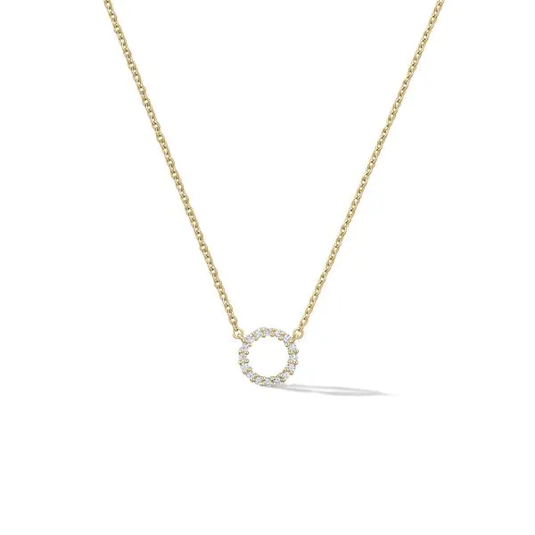 Hearts On Fire Signature Circle Pendant- Small Peter & Co. Jewelers Avon Lake, OH