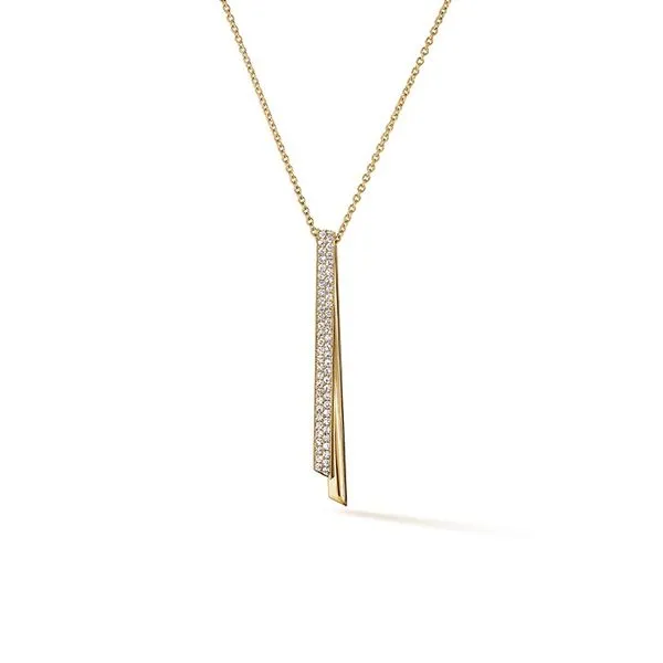 Hearts On Fire INSIDE/OUT Diamond Flip Drop Pendant Necklace Peter & Co. Jewelers Avon Lake, OH