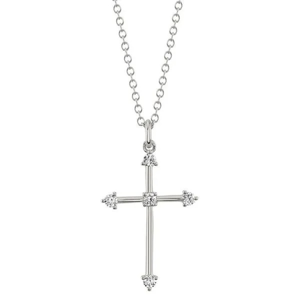 Shy Creation Diamond Cross Necklace Peter & Co. Jewelers Avon Lake, OH