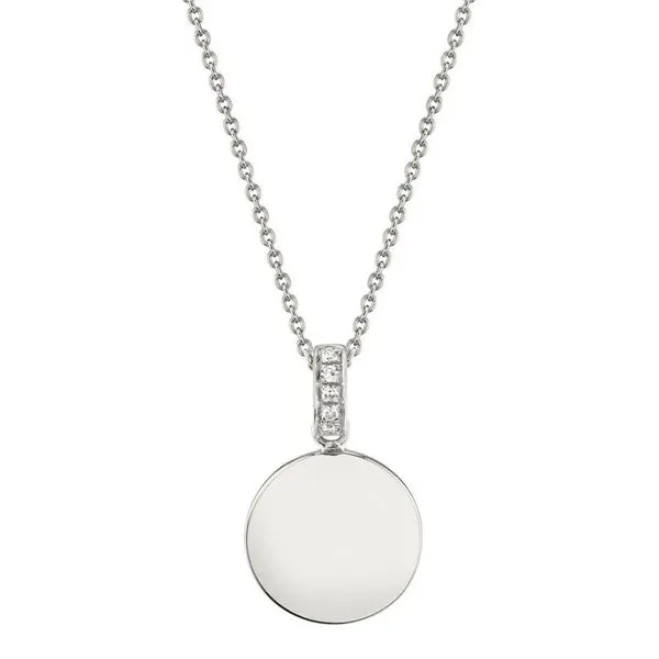 Shy Creation Diamond Disc Necklace Peter & Co. Jewelers Avon Lake, OH