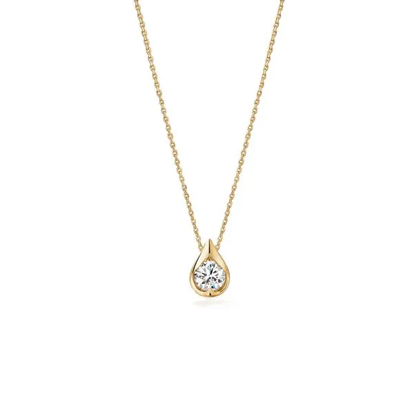 Hearts On Fire LU Single Diamond Pendant Necklace Peter & Co. Jewelers Avon Lake, OH