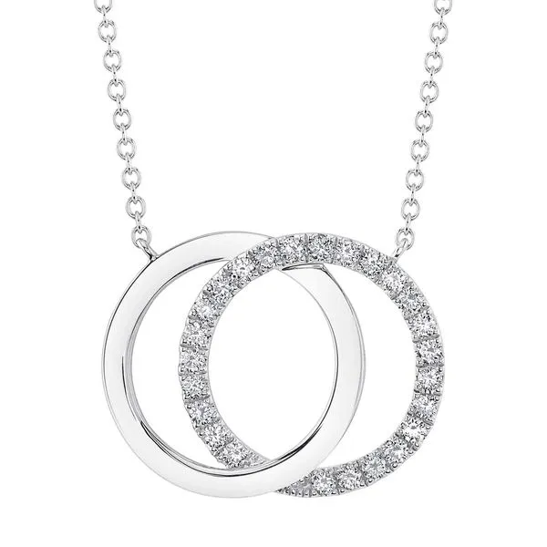 Shy Creation Diamond love Knot Circle Necklace Peter & Co. Jewelers Avon Lake, OH