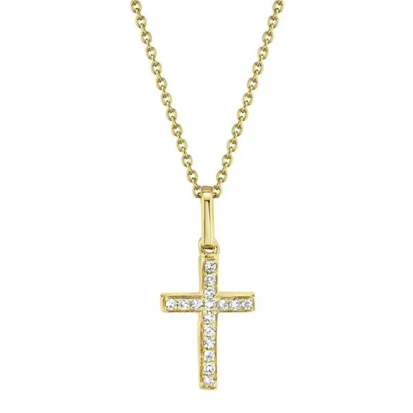 Shy Creation Diamond Cross Necklace Peter & Co. Jewelers Avon Lake, OH