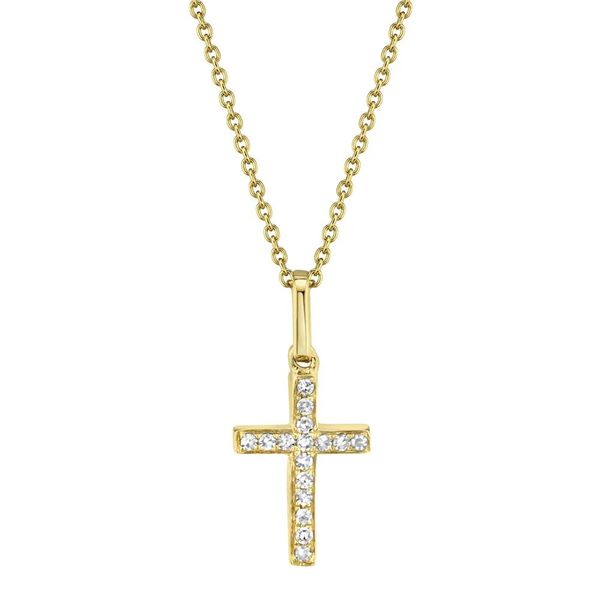 Shy Creation Diamond Cross Necklace Peter & Co. Jewelers Avon Lake, OH