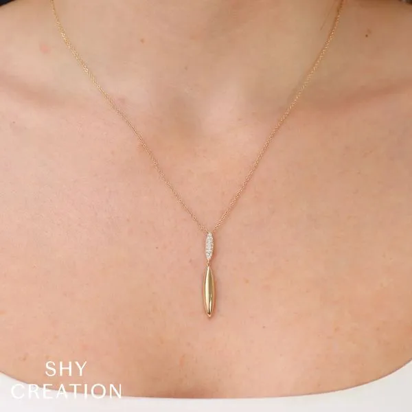 Shy Creation Diamond Necklace Image 2 Peter & Co. Jewelers Avon Lake, OH