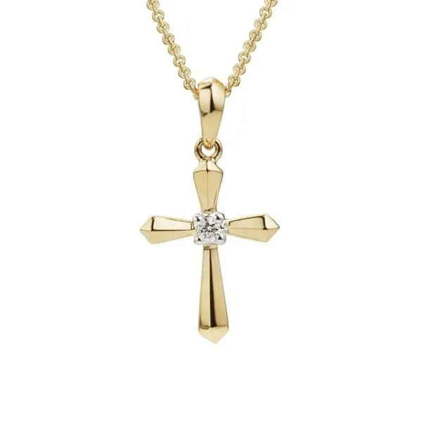Diamond Accented Cross Necklace Peter & Co. Jewelers Avon Lake, OH