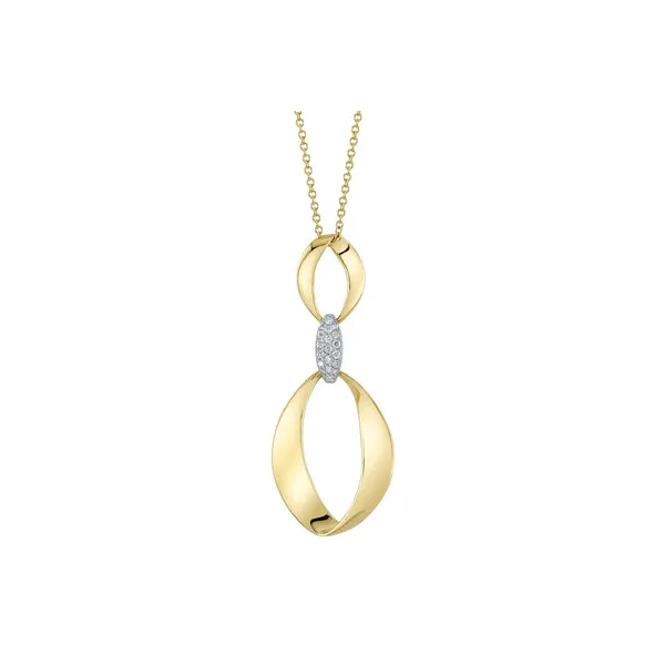 Shy Creation Diamond Mobius Necklace Image 3 Peter & Co. Jewelers Avon Lake, OH