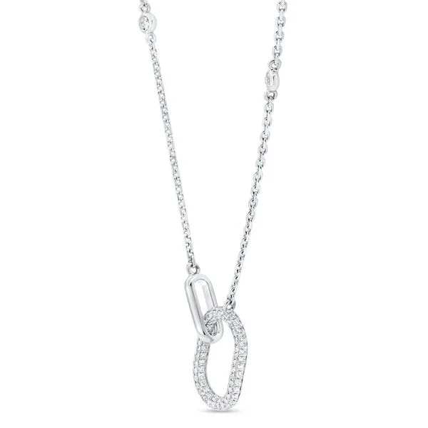 Uneek Cascade Collection Drop Pendant Necklace Image 2 Peter & Co. Jewelers Avon Lake, OH
