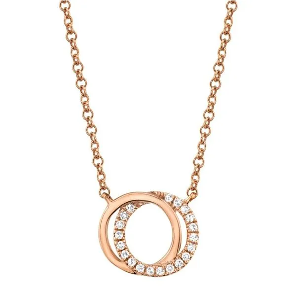 Shy Creation Diamond Love Knot Circle Necklace Peter & Co. Jewelers Avon Lake, OH
