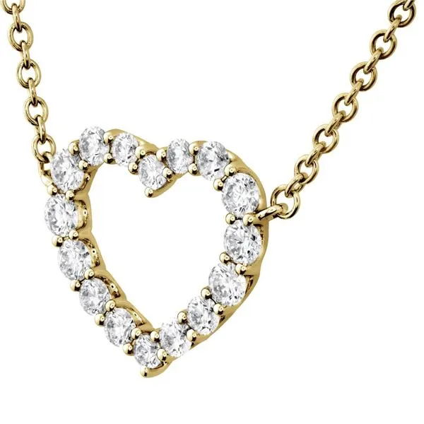 Hearts On Fire Signature Heart Necklace- Medium Image 2 Peter & Co. Jewelers Avon Lake, OH