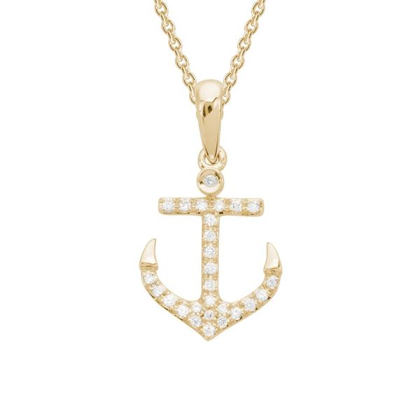 Diamond Anchor Necklace Peter & Co. Jewelers Avon Lake, OH